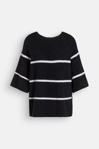 BLACK PALMS Wollmix-Pullover 'Filine' gestreift