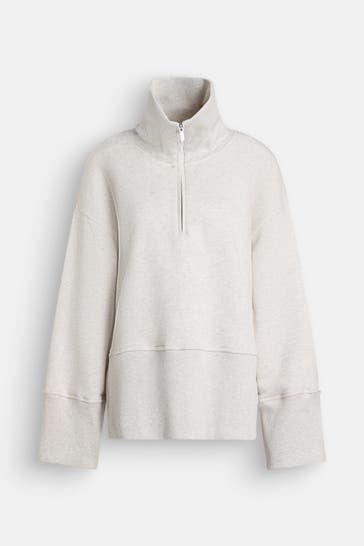 CLOSED Sweat-Troyer hellgrau