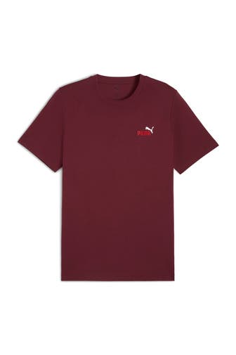 PUMA T-Shirt weinrot
