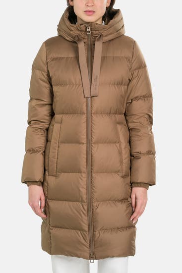 MARC O'POLO - Daunenmantel hellbraun