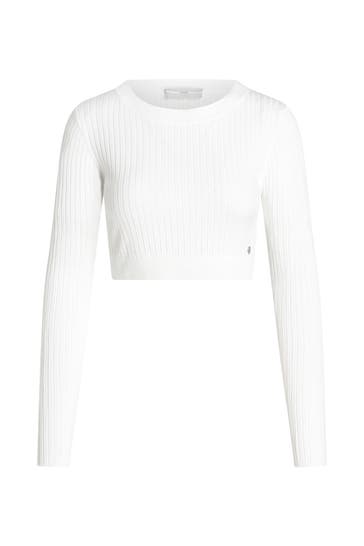 GUESS Strickpullover weiß