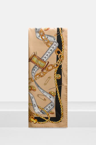 MOSCHINO Seidentuch mehrfarbig
