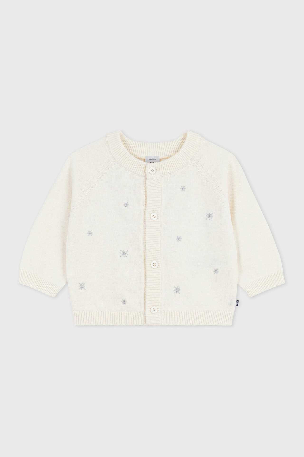 PETIT BATEAU Wollmix-Strickpullover ecru, Bild 1