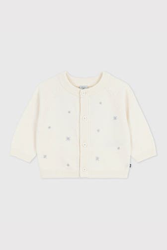 PETIT BATEAU Wollmix-Strickpullover ecru