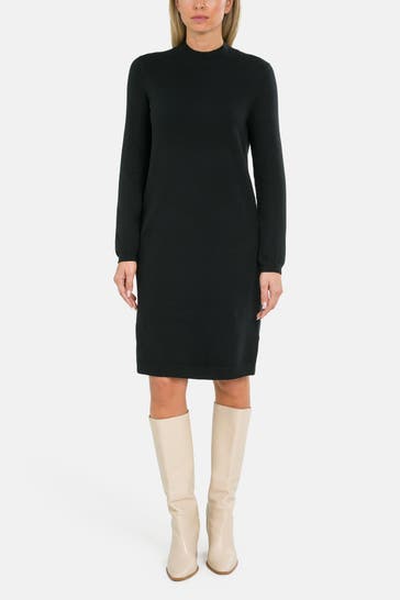 MARC O'POLO Strickkleid schwarz