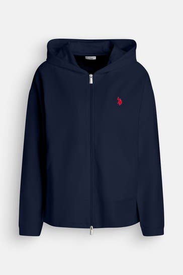 U.S. POLO ASSN. Sweatjacke 'Elois' dunkelblau