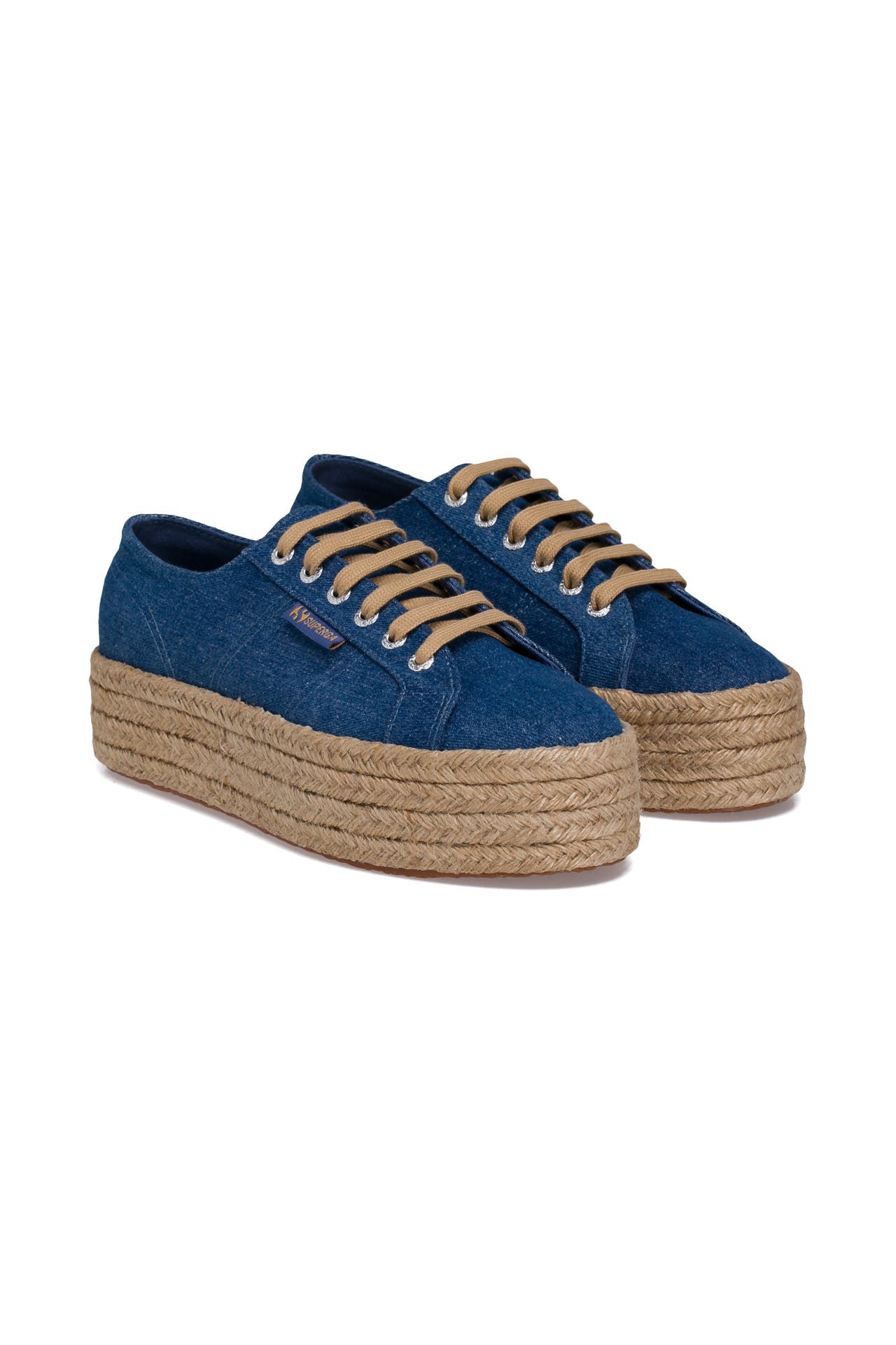 Superga suede platform top