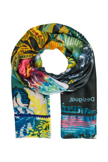 DESIGUAL Tuch 'Florest Lumin' gemustert