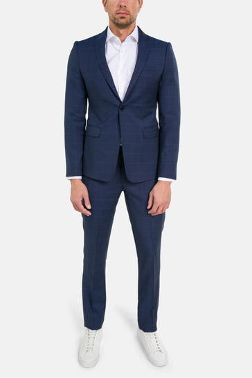 EMPORIO ARMANI Woll-Anzug kariert