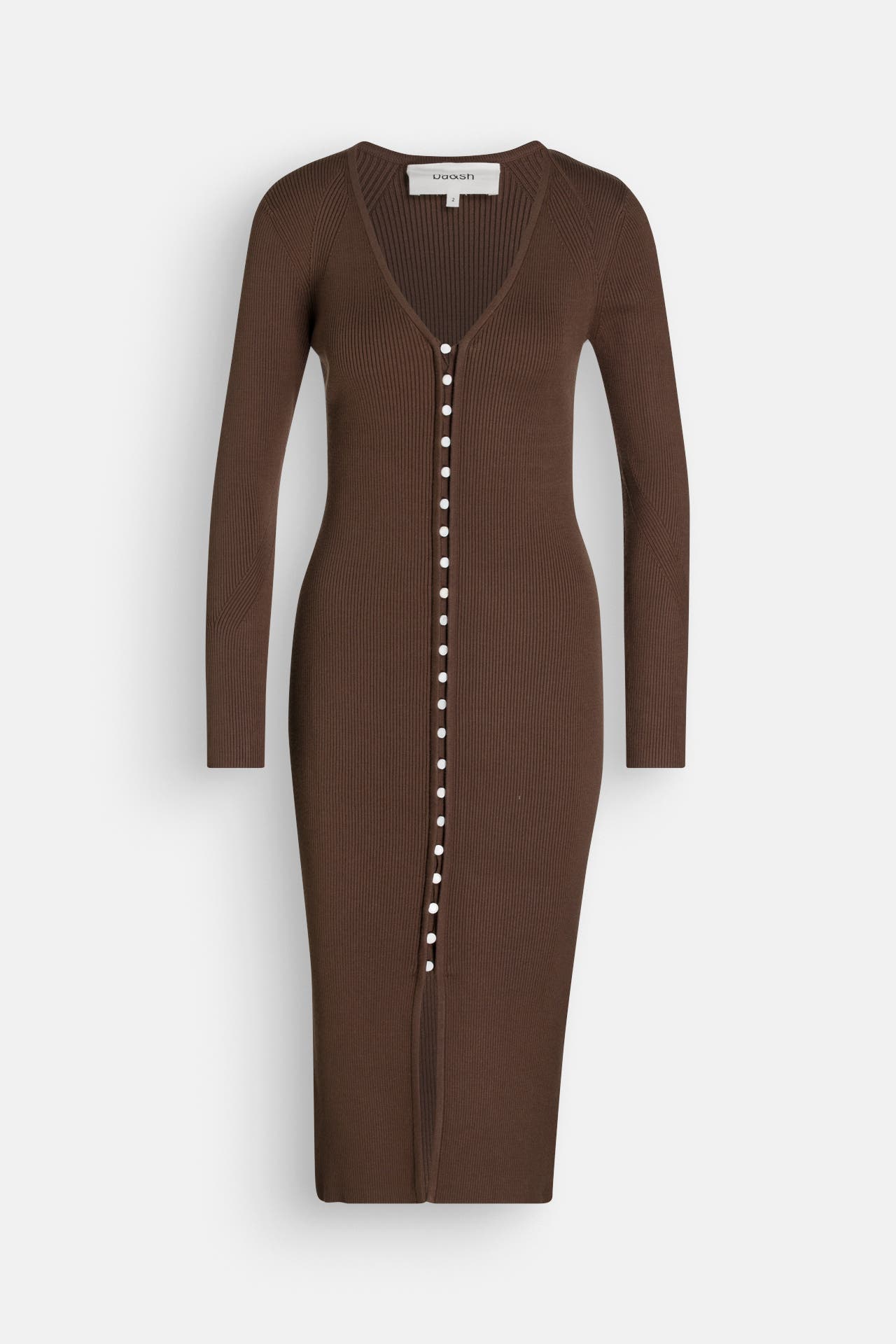 BA&SH Casual-Kleid braun, Bild 1