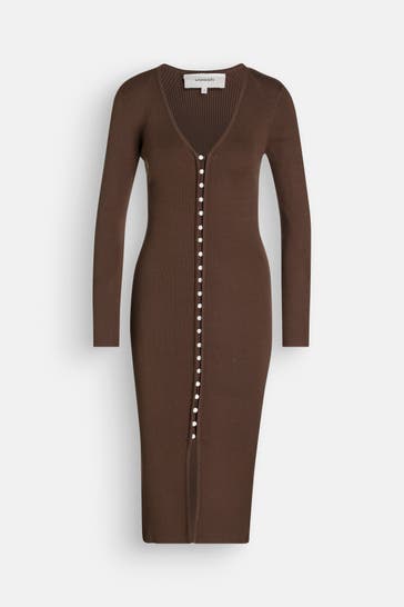 BA&SH Casual-Kleid braun