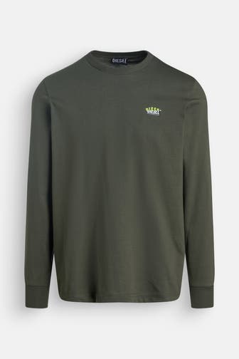 DIESEL Longsleeve oliv