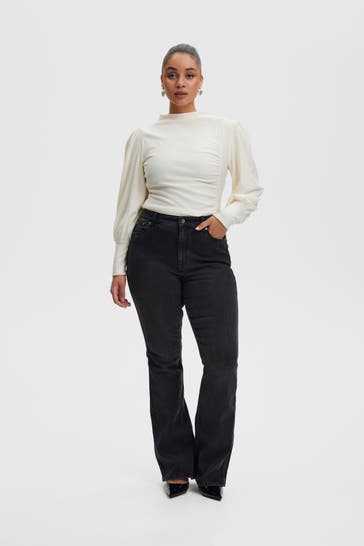 GESTUZ Blusenshirt 'Rifa' weiß