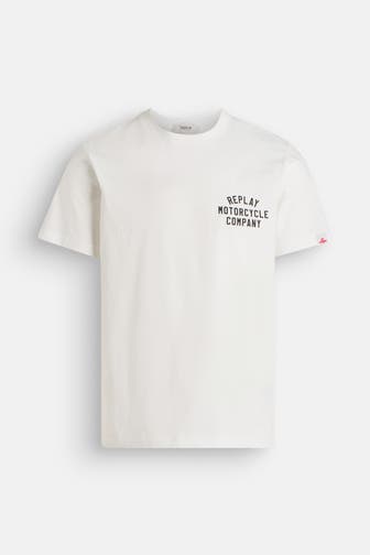 REPLAY T-Shirt weiß