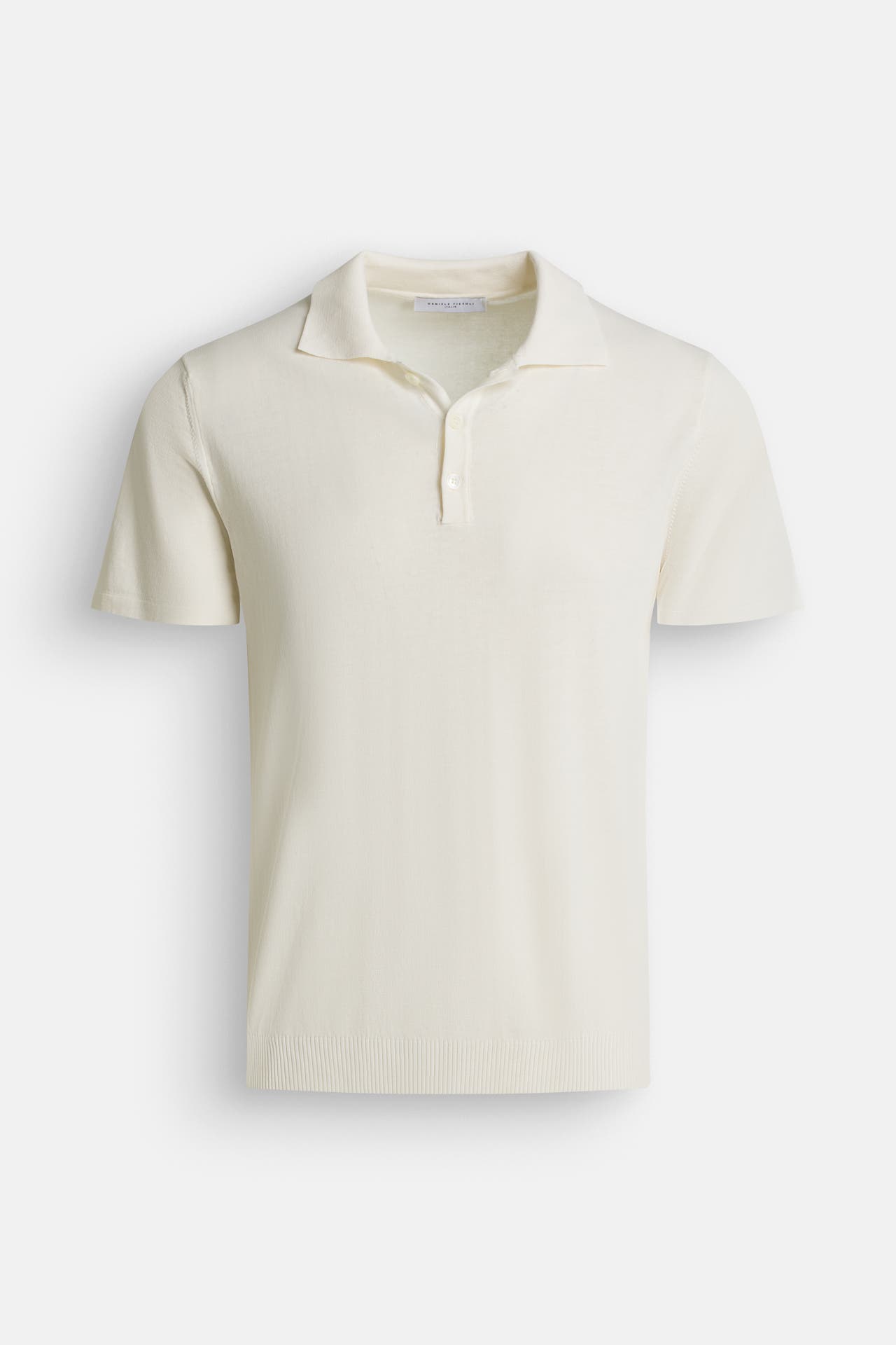 DANIELE FIESOLI Polo-Shirt ecru, Bild 1