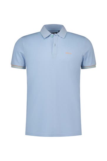 NEW ZEALAND AUCKLAND Polo-Shirt hellblau Regular Fit