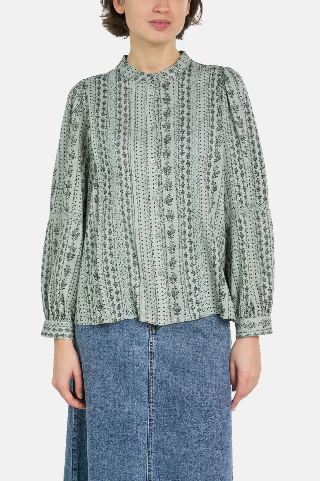 LOLLYS LAUNDRY Casual-Bluse 'Paulina' jade, Bild 1