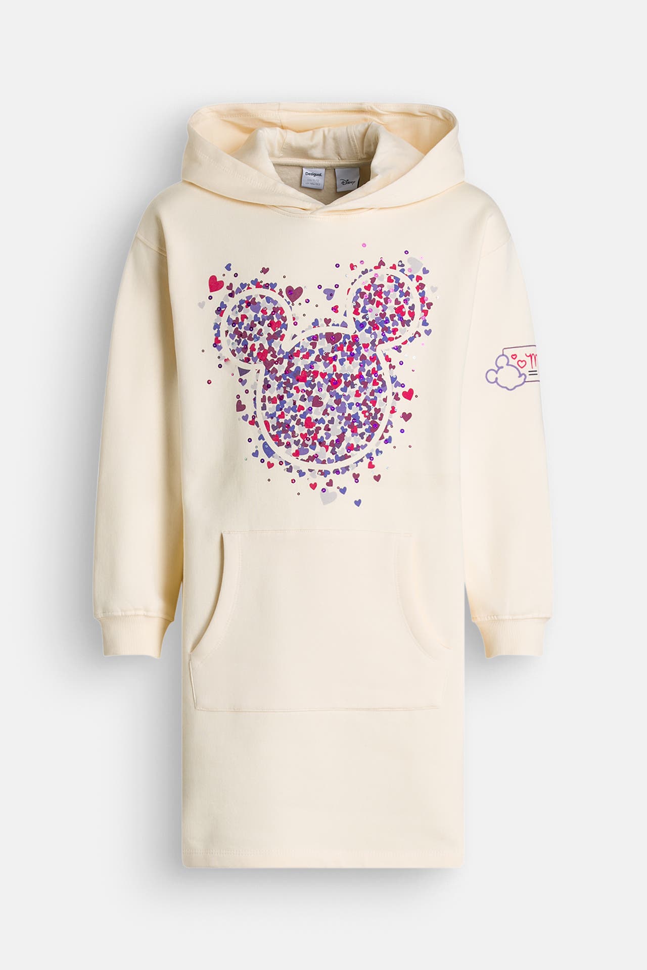 DESIGUAL Sweatkleid beige, Bild 1