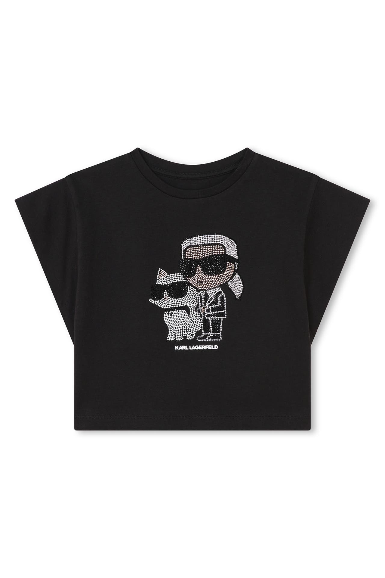 KARL LAGERFELD T-Shirt schwarz, Bild 1