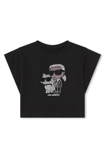 KARL LAGERFELD T-Shirt schwarz