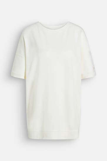 SUPER.NATURAL Wollmix-T-Shirt ecru