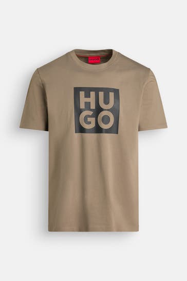 HUGO T-Shirt taupe
