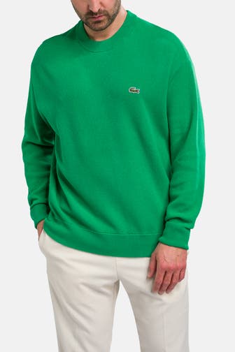 LACOSTE Wollpullover grün