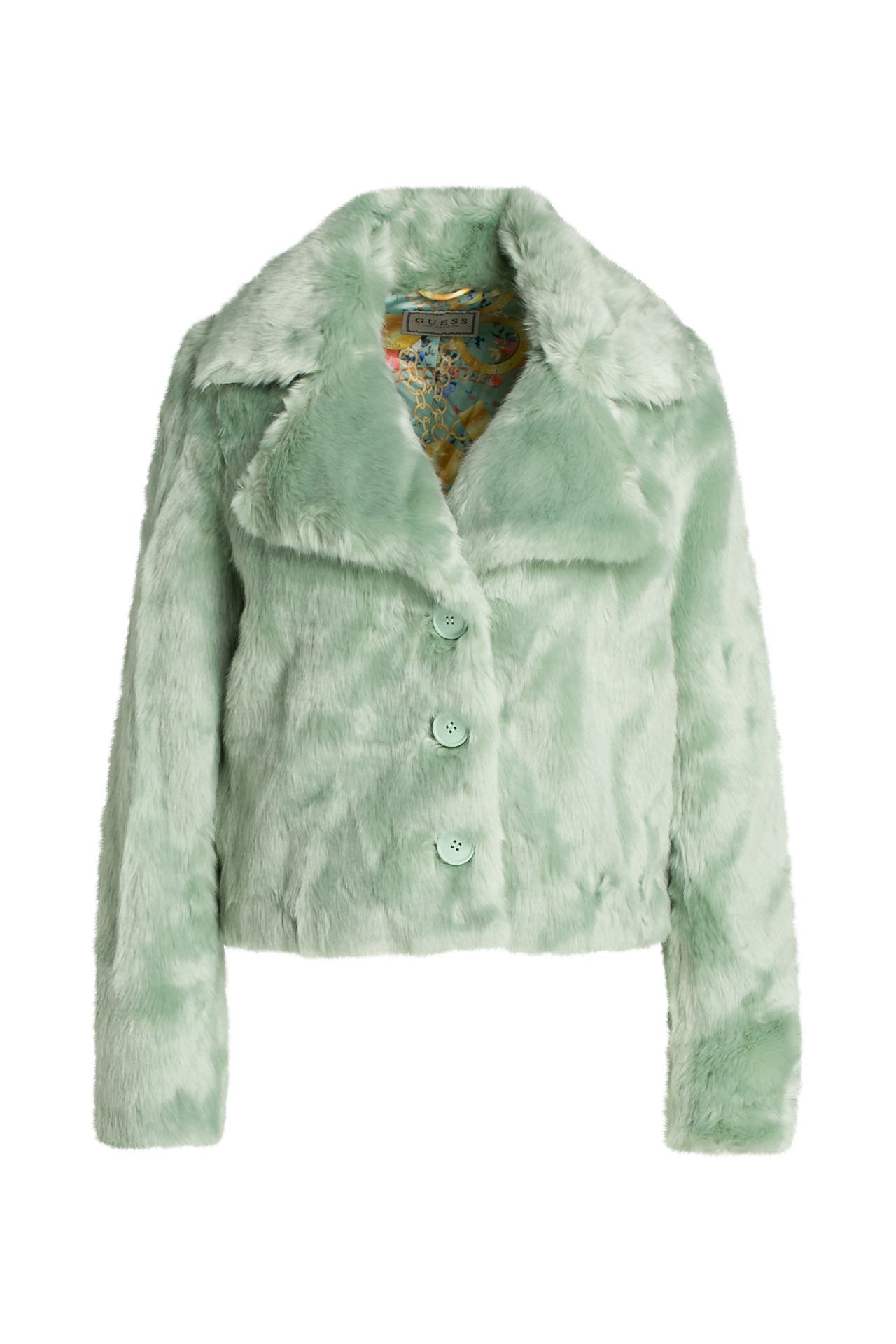 GUESS Kunstfelljacke mint, Bild 1
