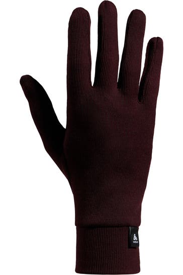 ODLO Funktionshandschuhe bordeaux
