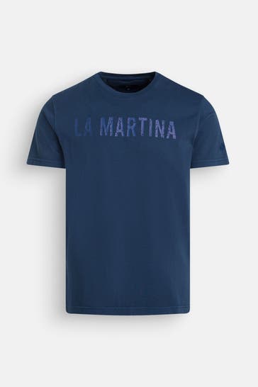 LA MARTINA T-Shirt dunkelblau