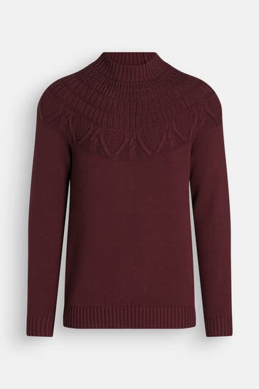 MATINIQUE Wollmix-Pullover 'Jobo' braun