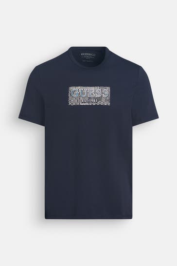 GUESS T-Shirt dunkelblau