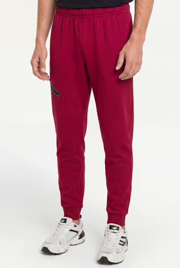 UNDER ARMOUR Sweatpants 'Unstoppable' dunkelrot