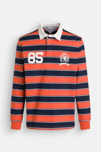TOMMY HILFIGER Longsleeve-Polo gestreift