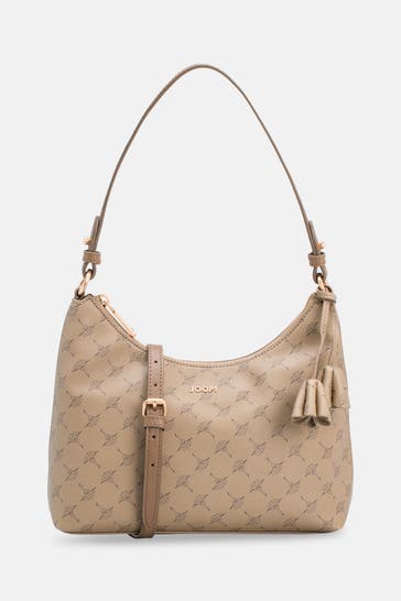 JOOP! Schultertasche 'Flora Detta' greige