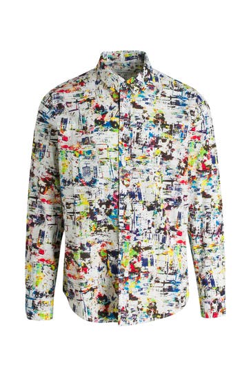 DESIGUAL Casual-Hemd gemustert