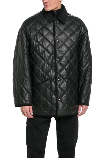 FILIPPA K Lederjacke schwarz