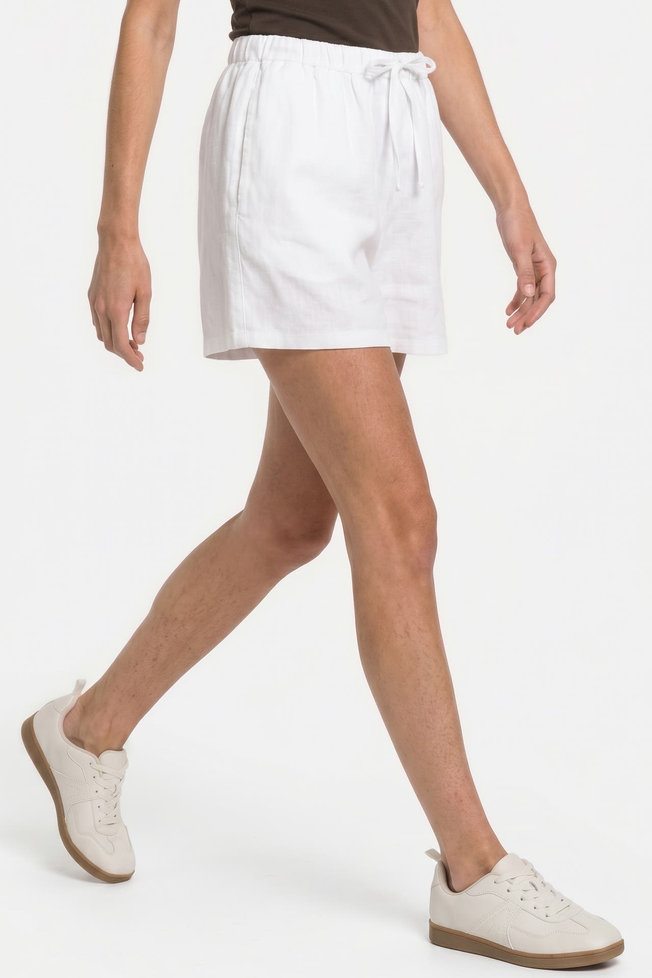 TOMMY HILFIGER Leinenmix-Shorts weiß, Bild 1