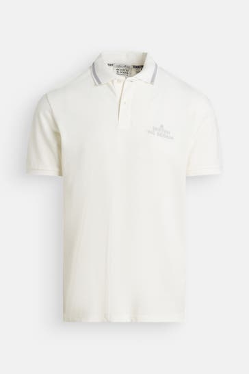 SCOTCH & SODA Polo-Shirt ecru