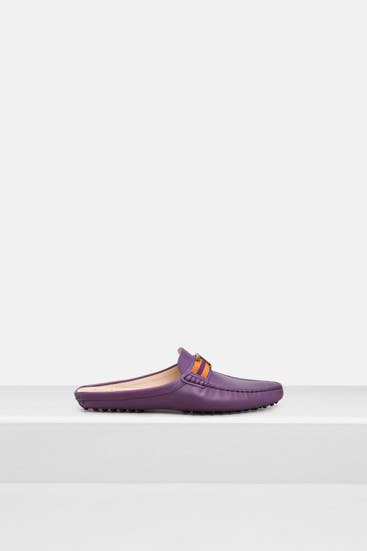 TOD'S - Slides 'Gommini Sabot' zweifarbig
