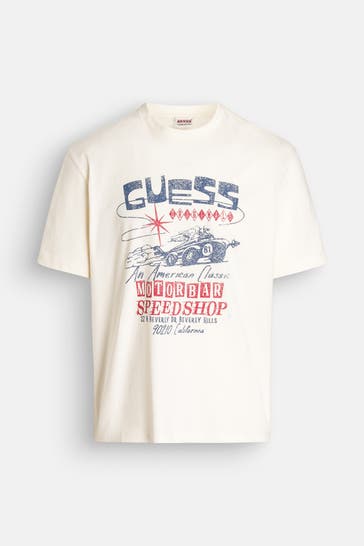 GUESS T-Shirt ecru