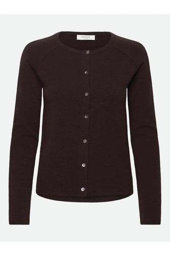 ROSEMUNDE Kaschmirmix-Cardigan dunkelbraun