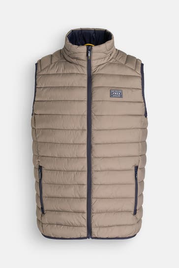 NEW ZEALAND AUCKLAND Steppweste taupe