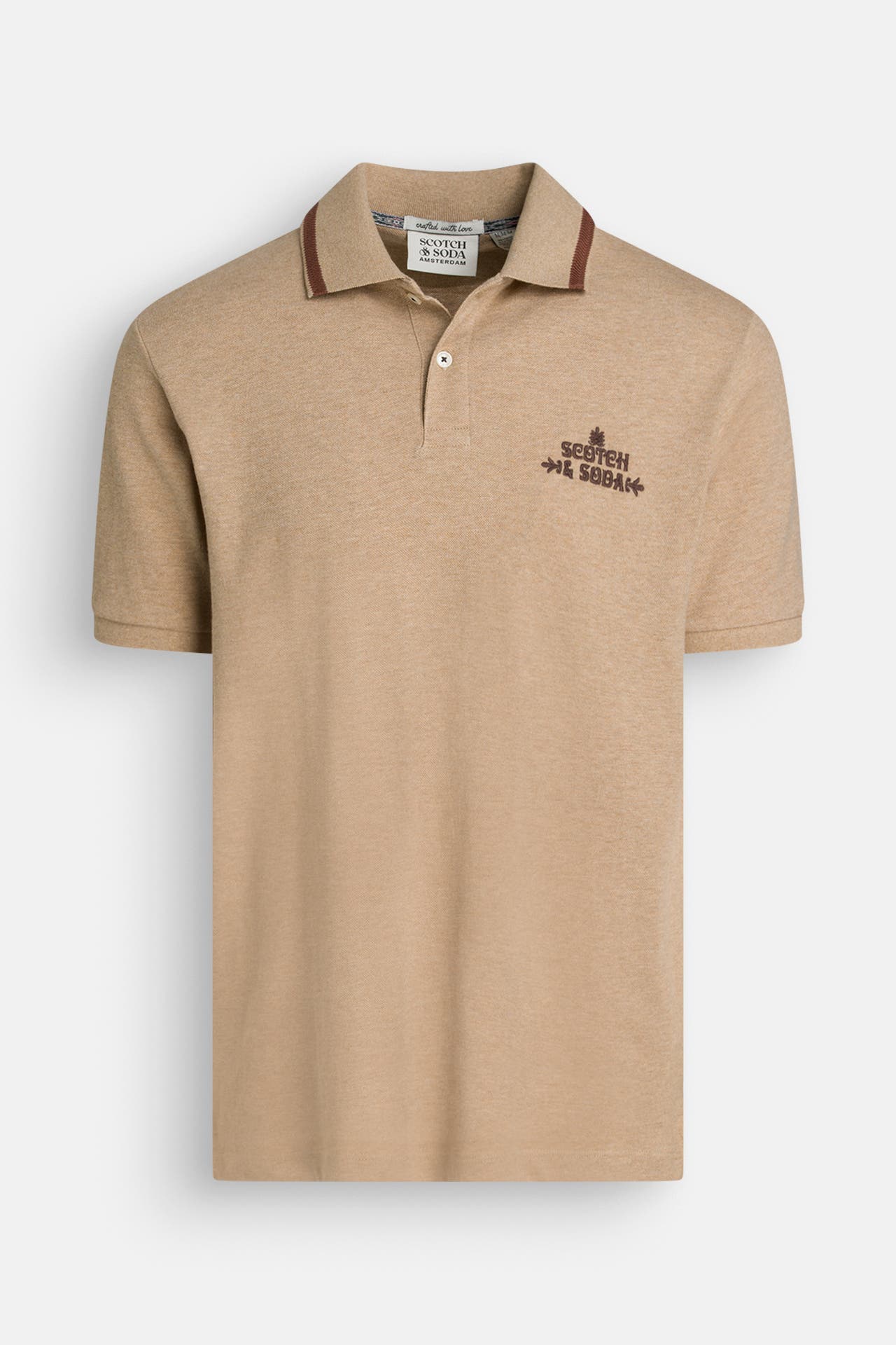 SCOTCH & SODA Polo-Shirt hellbraun, Bild 1