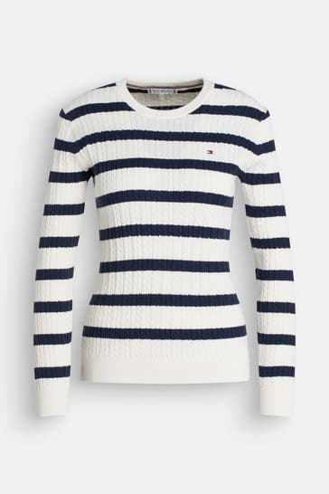 TOMMY HILFIGER Strickpullover gestreift