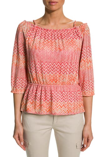 COMMA, Blusenshirt gemustert