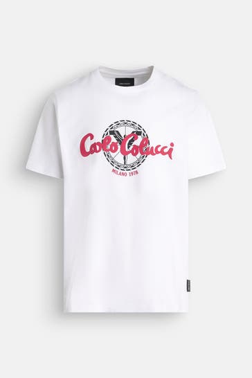 CARLO COLUCCI T-Shirt weiß