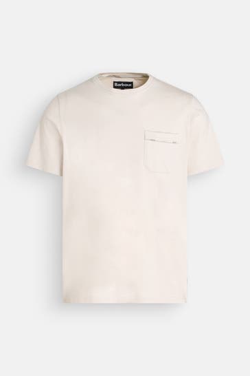 BARBOUR T-Shirt 'Woodchurch' beige