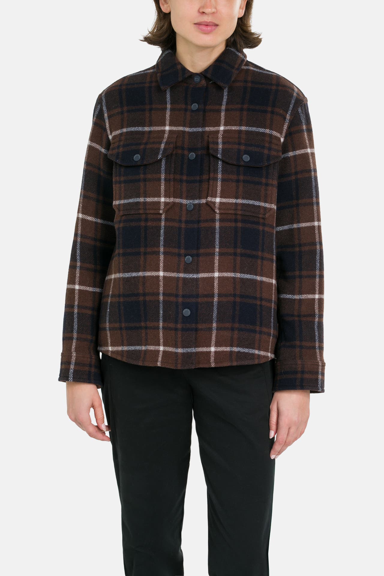 WOOLRICH Wollmix-Overshirt kariert, Bild 1