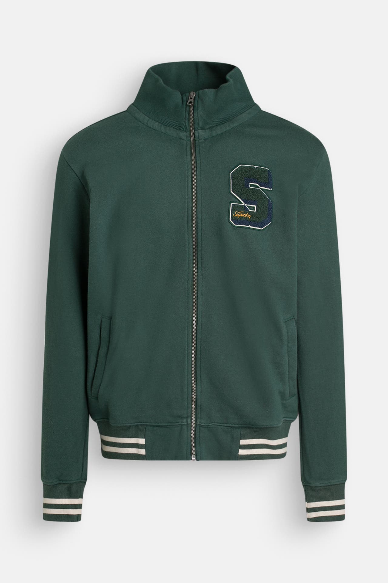 SUPERDRY Sweatjacke dunkelgrün, Bild 1
